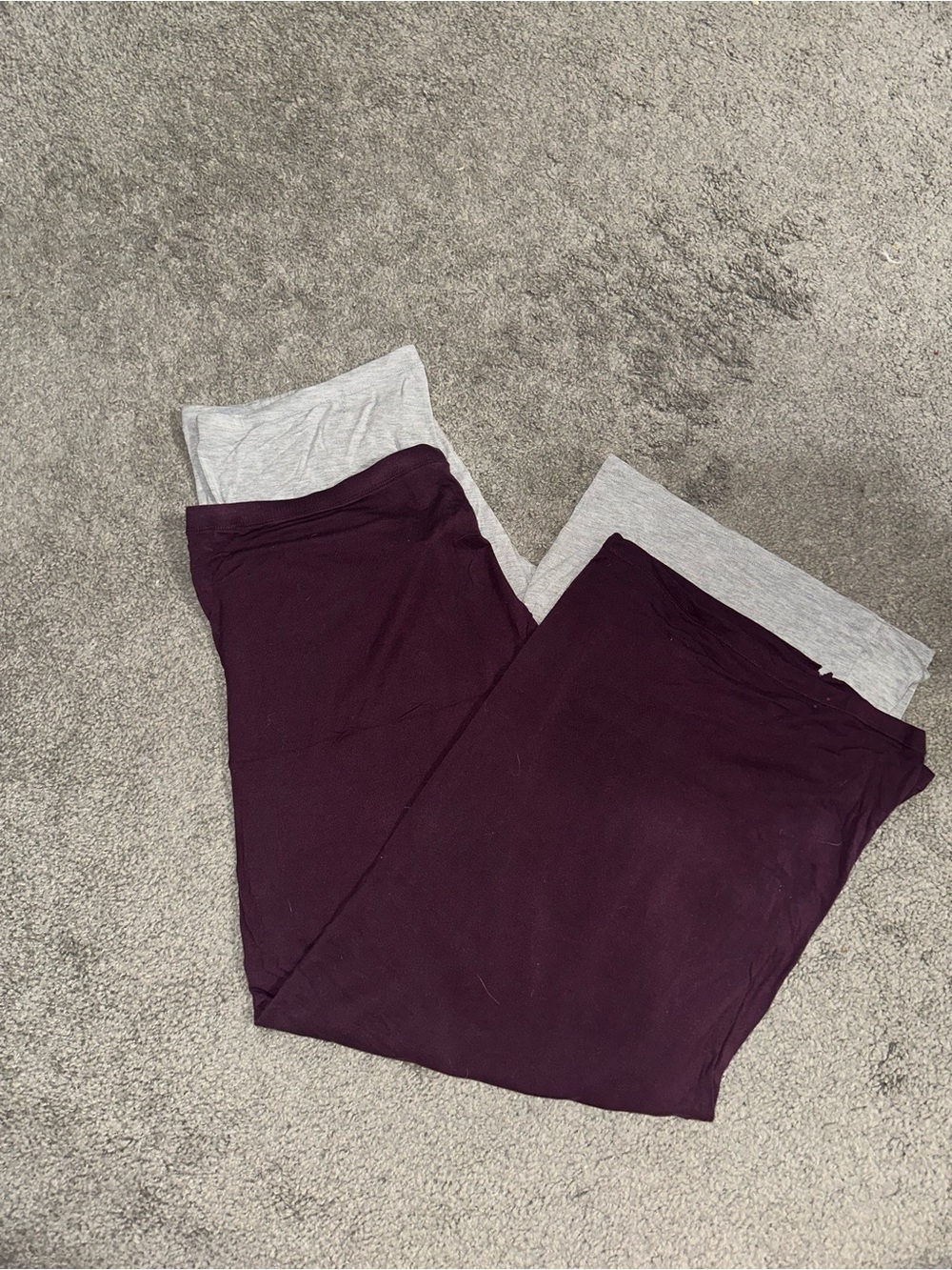 Victoria's Secret Plum & Grey Pajama/ Lounge Pants